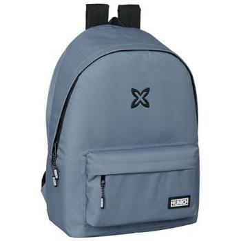 Mochila Doble para Portátil 15,6 con USB Munich Basics Gris - Dimensiones 31x44x18 cm, Tejido Reciclado, Ideal para Jóvenes, Cómoda y Versátil, Calidad y