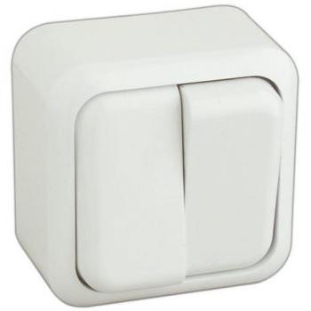 Doble interruptor 10A/250V~ Electro Dh 36.470/DC/B