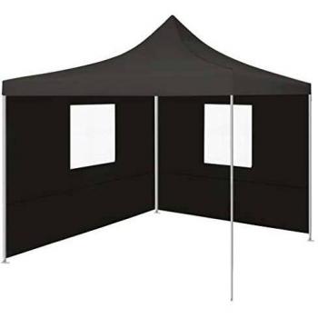 vidaXL Carpa Pleglable Pop-Up 2 Pared Antracita 3x3m Tienda Campaña Campamento