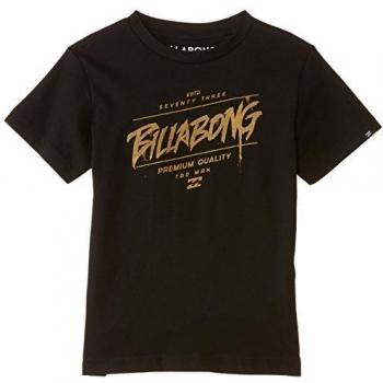 Billabong REPRISE SS BOYS - Camiseta / Camisa deportivas para niño, color negro / negro, talla 10 años