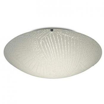 Plafón Tassa Cromo Pulido 1 bombilla 10,5cm - Lámpara de techo LED de 18 W, redonda, diámetro de 400 mm, temperatura de color 4000 K, flujo luminoso de