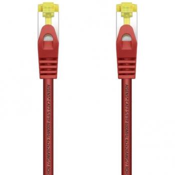 Cable de Red RJ45 S/FTP LSZH Aisens Cat.7 600 MHz AWG26 PIMF 1m Rojo