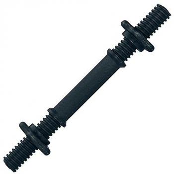 Tunturi Barbells Barra Mancuerna, Unisex Adulto, Negro, 36 cm
