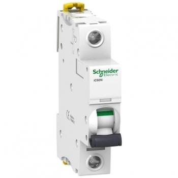 Schneider Electric A9F79106 Interruptor Automático Magnetotérmico Ic60N, 1P, 6A, Curva C