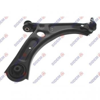 Control arm SIDEM 63973 - Barra oscilante de suspensión de ruedas, fabricada en acero de alta resistencia, diseño optimizado para mejorar la estabilidad y el manejo del vehículo, incluye bujes preinstalados para una instalación más fácil