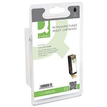 Cartucho de tinta negro compatible Q-Connect PGI-520BK para impresoras Canon Pixma IP3600/4600