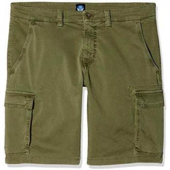 Gabardine Cargo Shorts