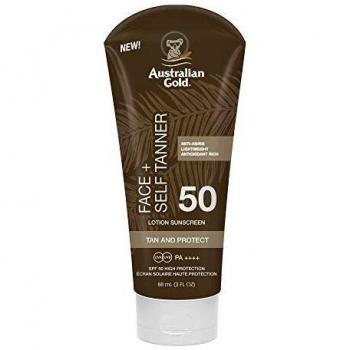Australian Gold Face + Self Tanner Self-Tanning Face Cream SPF 50 88 ml