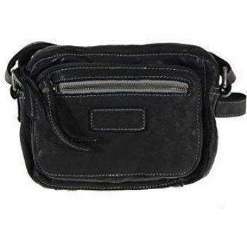 De cuero de lujo del bolso de hombro de Brooklyn Nueva York de bogy Schultertache Negro