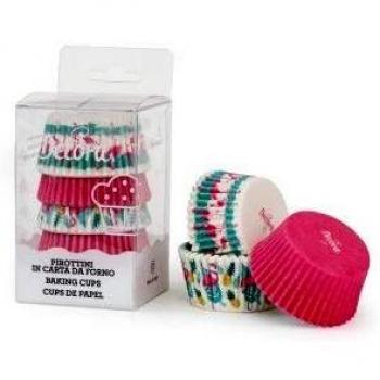 Decora 262271 - Moldes de papel para horno, color rosa