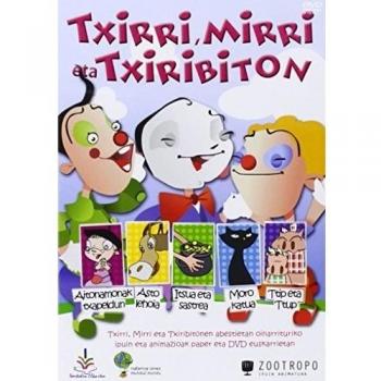 (dvd) Txirri, Mirri Eta Txiribiton - Zootropo Ipuin Animatuak