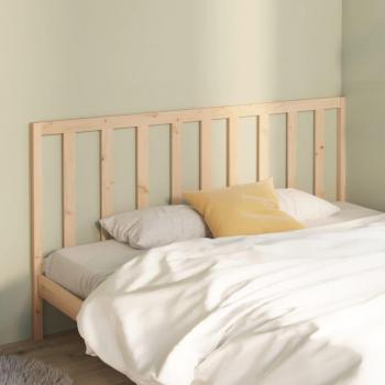 Cabecero de cama 186x4x100 cm madera maciza de pino