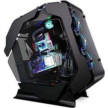 Zalman Z-Machine 500 Torre Media Abierta con Cristal Templado ARGB y USB-C 3.1 Negra