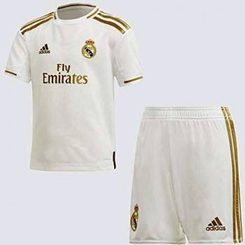 adidas Real Madrid Mini Home Kids Equipamiento de Fútbol, Unisex Niños, Blanco
