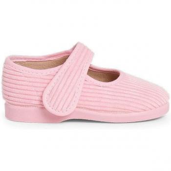 Merceditas de Pana para Niñas - Zapatillas de Casa Cerradas
