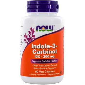 Now Foods Indole-3-Carbinol I3C 200 mg 60 Capsules