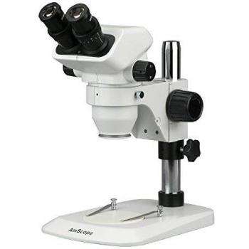 AmScope sw-1bn7024 20 x -40 x tabla Pilar Soporte Fijo de alimentación Binocular estéreo microscopio