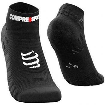 COMPRESSPORT Pro Racing Socks v3.0 Run Low Calcetines, Unisex-Adult, Negro, T2