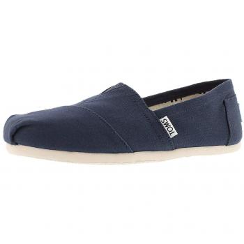 TOMS Women's Classic Navy Canvas Slip-On Espadrilles - Size 6.5M