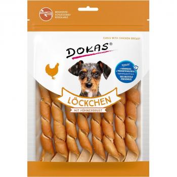 Dokas Rollitos de Pechuga de Pollo para Perros - Pack Ahorro 8 x 120 g
