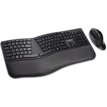 Set de Teclado y Ratón Inalámbrico Pro Fit Ergo - Negro QWERTZ Alemán