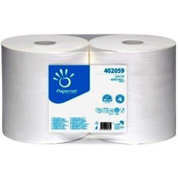 Papernet 402059 Special Bobina Industrial, Celulosa Pura, 2 Capas, 2 Rollos, Blanco