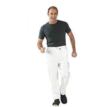 Planam 2122060 tamaño 60 canvas 320 pantalones – blanco puro