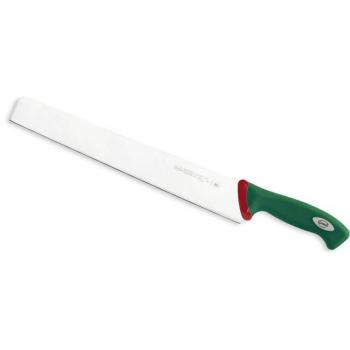 Cuchillo Sanelli Premana Profesional para Salumi y Quesos 33 cm con Mango Antideslizante Verde/Rojo