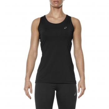 Asics Tank Camiseta de Tirantes, Mujer, Negro