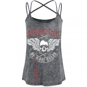 Rock Rebel by EMP Do What You Want Top Mujer Gris M