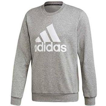 adidas Mh Bos Crew Ft Sudadera, Hombre, brgrin/Blanco, L