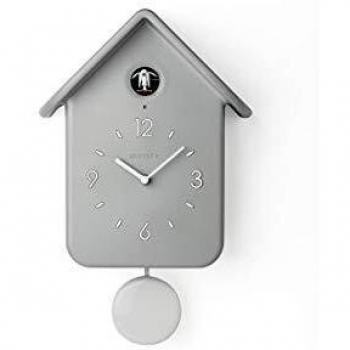 Reloj de Cuco Guzzini Gris Claro con Pendulo 39 cm para Decoración Interior