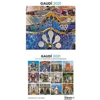 Calendari 2021 Gaudí - sobretaula 140x150