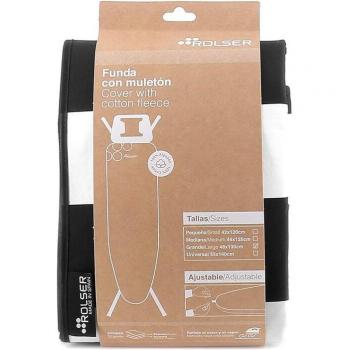 Funda Plancha Muleton Logos Gris 130x48 Fur003