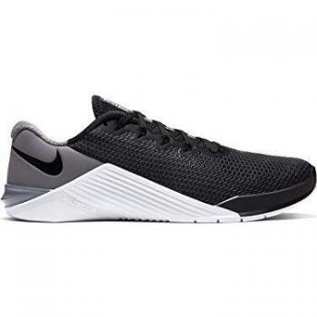 Nike Metcon 5, Zapato de Gimnasia Unisex Adulto, Negro/Negro/Blanco/Gunsmoke, 44 EU