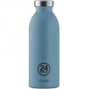 Botella Térmica de Acero Inoxidable Clima 500ml Color Azul Polvo