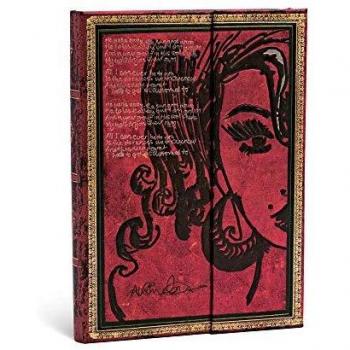 Paperblanks hardcover journal amy winehouse tears dry lined midi 130 180 mm multicolored