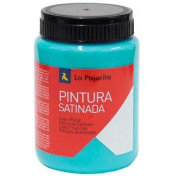 Pintura La Pajarita Témpera Escolar 375ml Satinada Turquesa L-35
