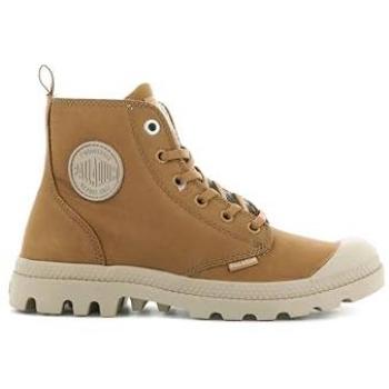 Botas de Invierno Palladium Pampa Hi Zip WL Beige, Calzado Femenino, Aisladas y con Cierre
