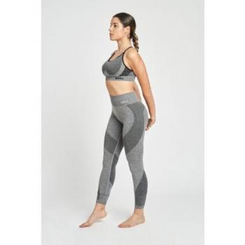 Legging deportivo L600 de Kehat, mallas largas fitness para mujer, color gris, talla L