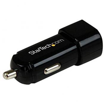 StarTech USB2PCARBK - Cargador USB de 2 Puertos para Coche