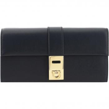 Salvatore Ferragamo Women's Black Crossbody Wallet - Size: One Size