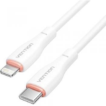Cable USB Tipo-C a Lightning Vention H28WF 1m Blanco