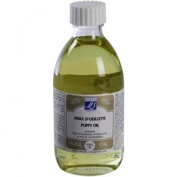 Lefranc Bourgeois mohnöl para Pintura al óleo, Acelera la Secado la Pintura al óleo, Transparente, 250 ml