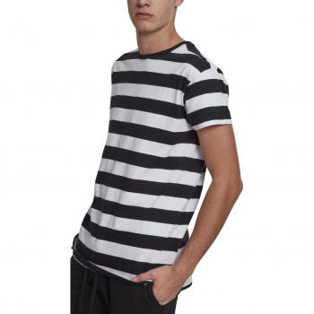 Urban Classics Block Stripe T-Shirt Black/White