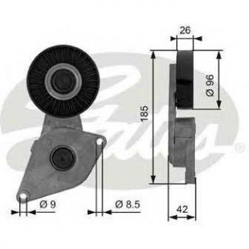 Gates T38464 rodillos tensores para correa de transmisión trapezoidal