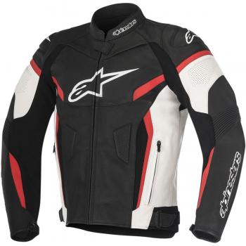 310 0517 123 52 - Alpinestars GP Plus R v2 Leather Motorcycle Jacket 52 Black White Red