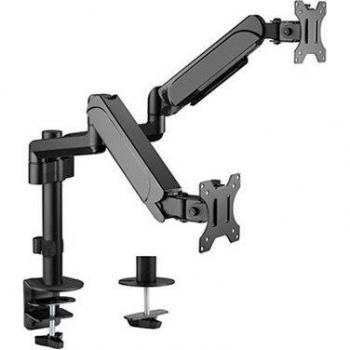 Soporte doble para monitores Gembird MA-DA2P-01