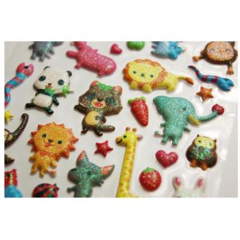 Pegatinas Tweeny Foamy Animales Multicolor Global Gift
