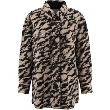 Isabel Marant Etoile Women's Harveli Beige Overshirt & Stylish Black Light Jacket, Size 34/2XS